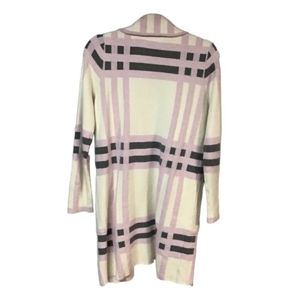 Geometric print Modern Bold Chic Patterned Outerwear Oliver trench coat Size S - Picture 2 of 9